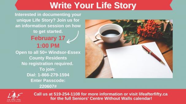 Write Your Life Story!